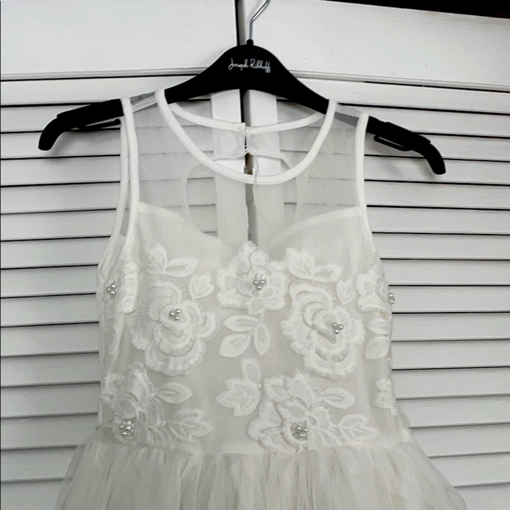 Kids white dress